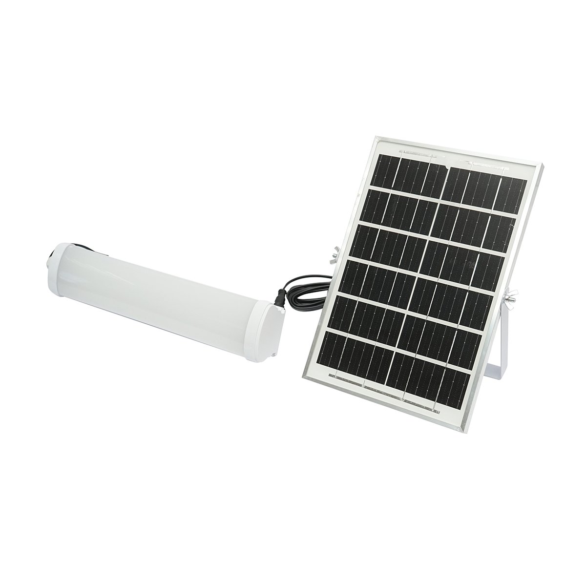 Lampa LED 150W, 6500K cu panou solar policristalin, telecomanda si acumulator 3600mAh IP20 Breckner Germany